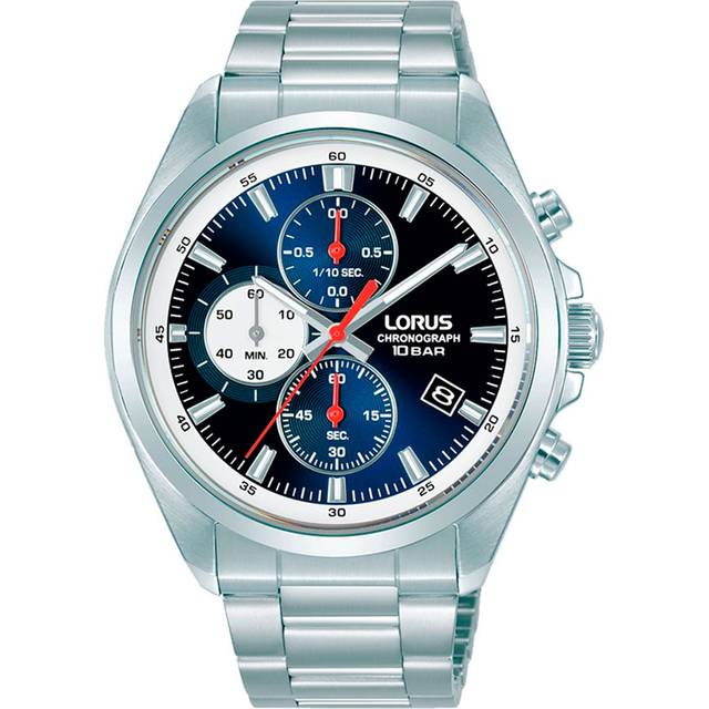 Lorus Mens Sport Chronograph Blue Dial Watch RM383JX9