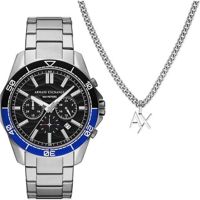 Armani Exchange Uhren-Set AX7166SET - silber