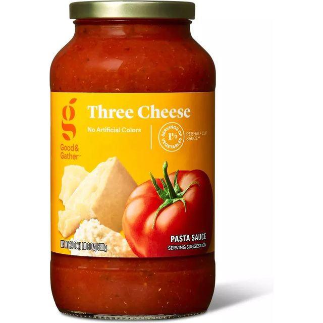 Good & Gather Three Cheese Pasta Sauce 24oz