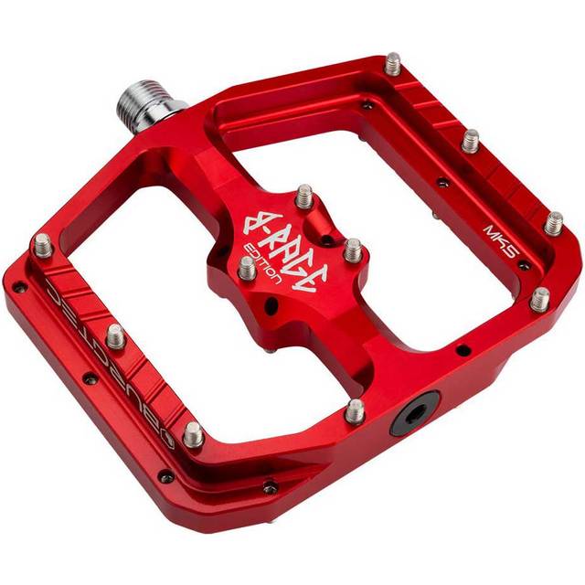 Burgtec Penthouse Flat Mk5 B-Rage Edition Pedals - Race Red