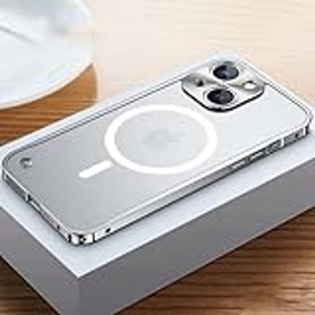 Grön aluminiumlegering metall ram skal för Iphone 14 Max 13 12 11 Pro Max 13 12 Mini Support Case,A4,För iPhone 14 Pro