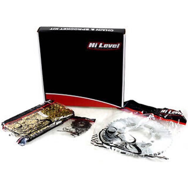 Chain & sprocket kit to fit yamaha yzf-r125 08-18 48/14 + 428h-132l gold