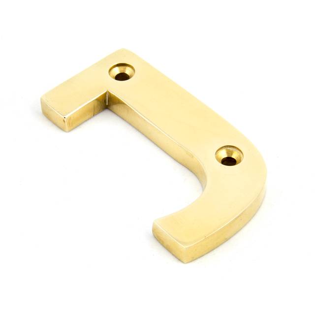 From the anvil 83801j polished brass letter j
