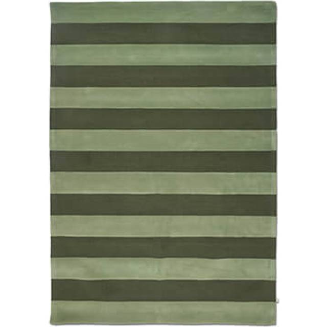 Classic Collection Stripe Boucle matta Green, 200x300 cm