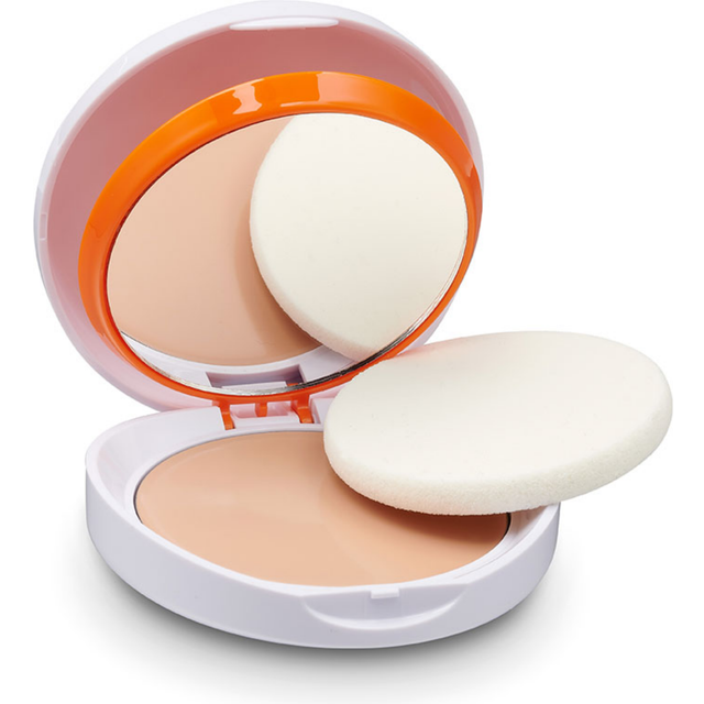 Heliocare 360º Color Compact Oil Free Beige.- Avancerat fotoskydd med färg, antioxidant, kompakt format, matt finish, för bland/fet hud, 10 gr.