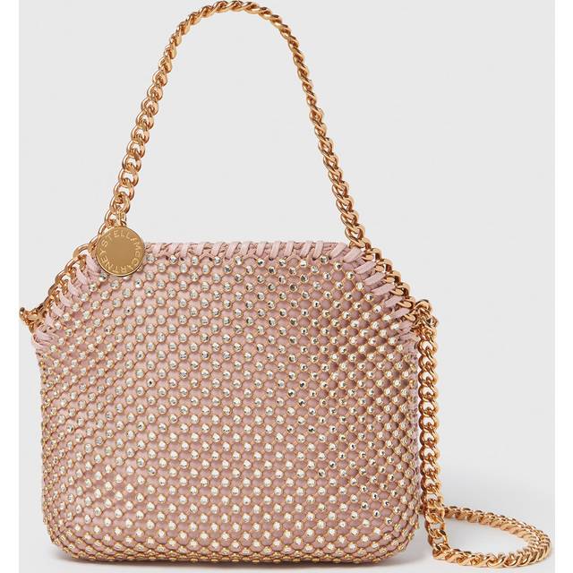 Stella McCartney - Falabella Nano Tote Bag, Woman, Dusty rose pink - U