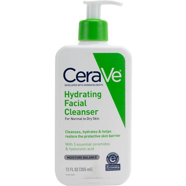 CeraVe Hydrating Facial Cleanser For Normal to Dry Skin 12 fl oz