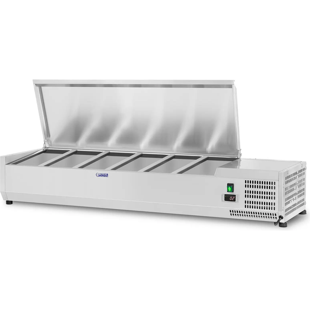 Royal Catering Kylränna - 140 x 39 cm - 5 GN 1/3 behållare RCKV-140/39-S5