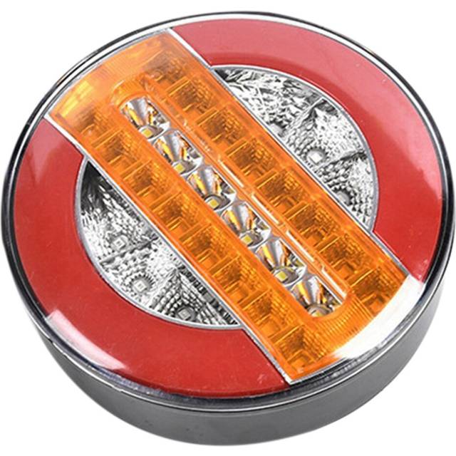 4 Inch Trailer Dynamic Tail Light 24V LED Truck Brake Light LED Round