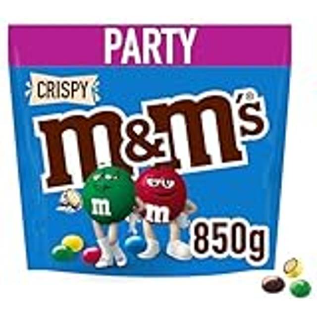 M&M's Crispy Milk Chocolate Party Mix Bulk Snack Bag 675g