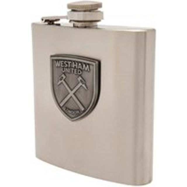 West Ham United FC Badge Hip Flask
