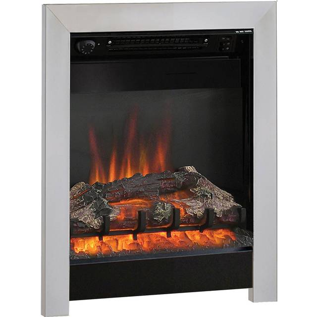 BeModern Athena 133701 Log Effect Inset Fire - Black / Chrome