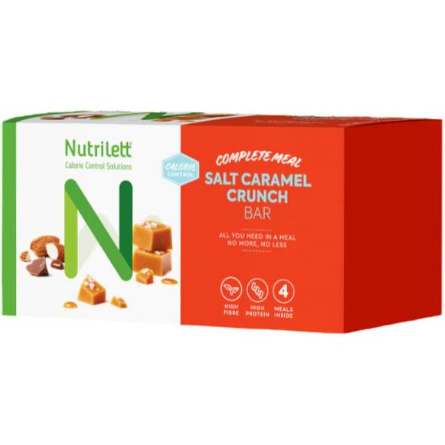 Nutrilett Smart Meal Bar 4-pack 4 st/paket Salt Caramel Crunch