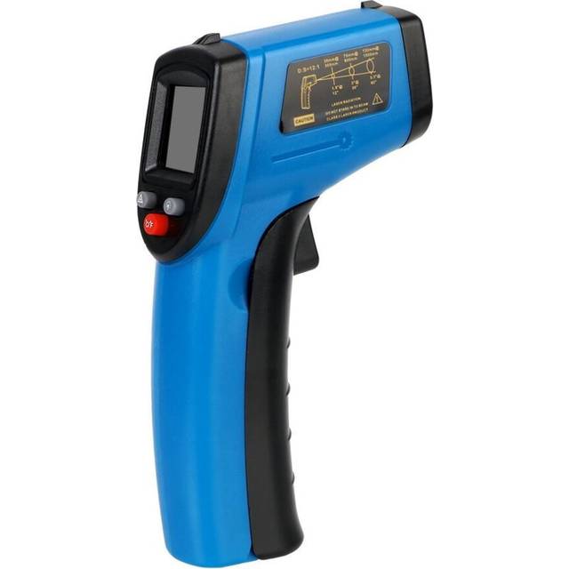 (blue) Infrared Thermometer -50~380c Industrial Infrared Pyrometer C/f Gm320 Non Contact Laser Temperature Meter Gun