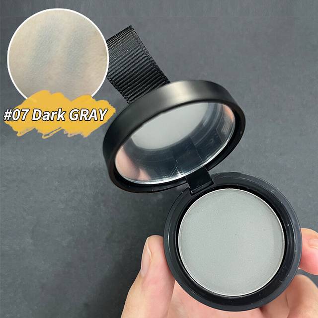 (#6 Dark Brown*2) 14 Color Hair Line Powder Black Root Up Natural Instant Waterproof Hairline Shadow Concealer Coverage Paint Repair Fill In Hair