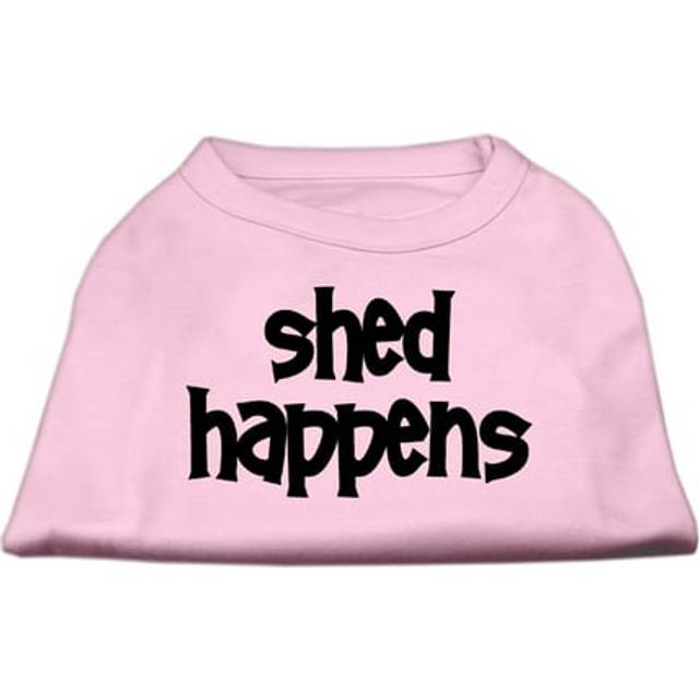 Shed Happens Screen Print Shirt Light Pink Med