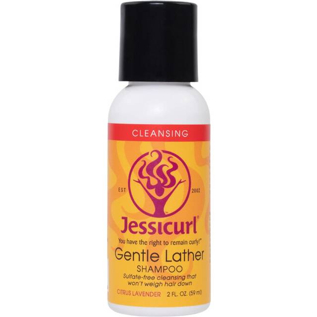 Jessicurl  Gentle Lather Shampoo  Citrus Lavender  2 Fl oz Cleansing Curly Hair Shampoo  Vegan  Sulfate Free Shampoo