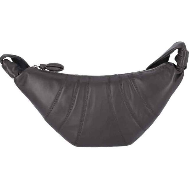 Lemaire Croissant Medium leather shoulder bag - brown (One Size)