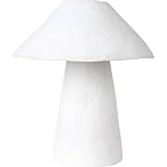 Beliani Table Lamp Arroyo Papier-mâché White, White