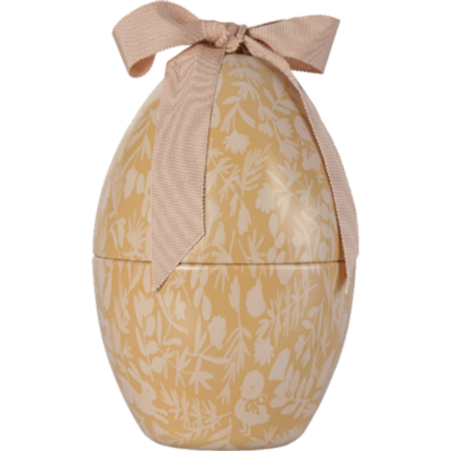 Maileg Påskeæg i Metal Cream Yellow H18 x W12 x D12 cm Påskepynt