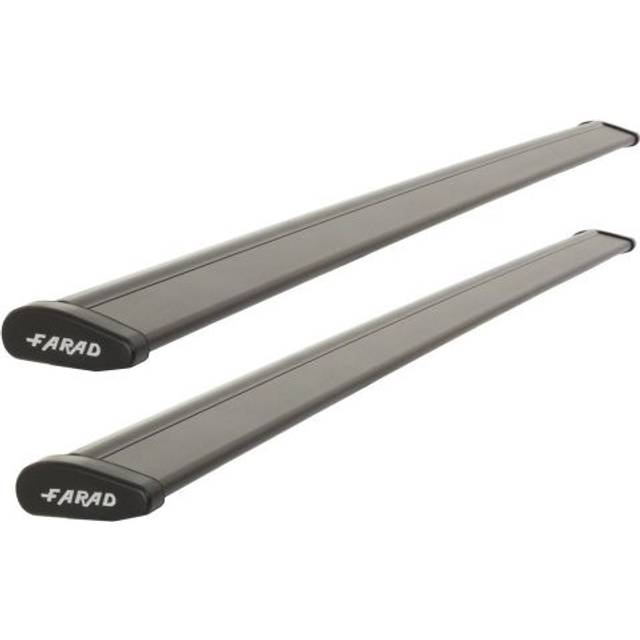 Farad Aluminium Black Wing Car Roof Bars - ALU 2 100 BLK (Bars Only)