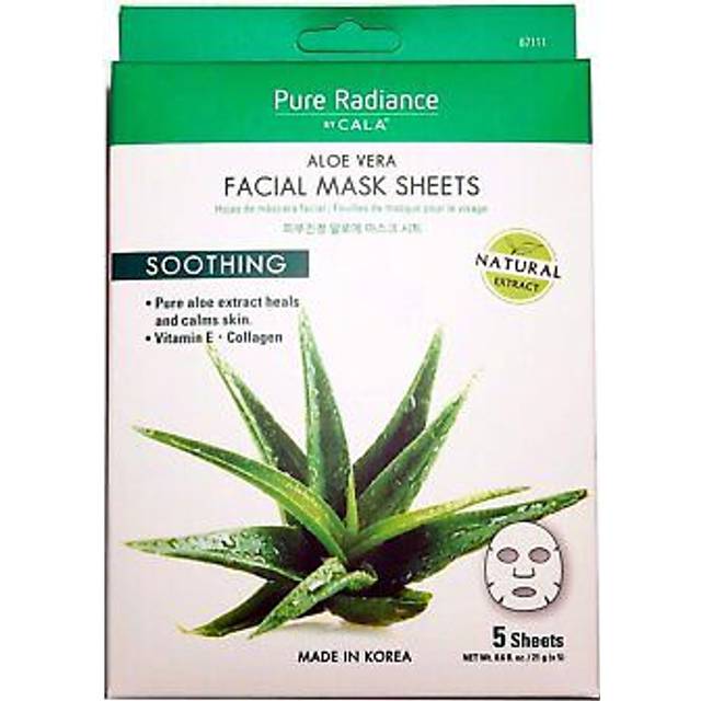 Cala Korea Aloe Vera  Collagen And Vitamin E  Essence full face facial Mask Sheet  5 pack