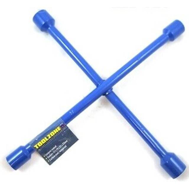 Wheel Brace 4 Way Cross Wrench Spanner Car 17 19 21 23mm Socket Nut Tyre AU162