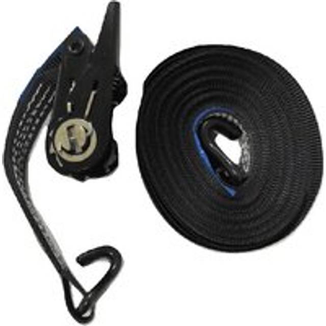 Ratchet Straps 25MM 10M 800KG X1 (Black Tie Down Heavy Duty Cargo)