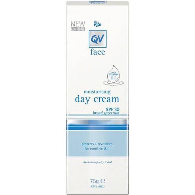 QV Face Moisturising Day Cream SPF 30 Protective Moisturizer Daily Skin Care 75g