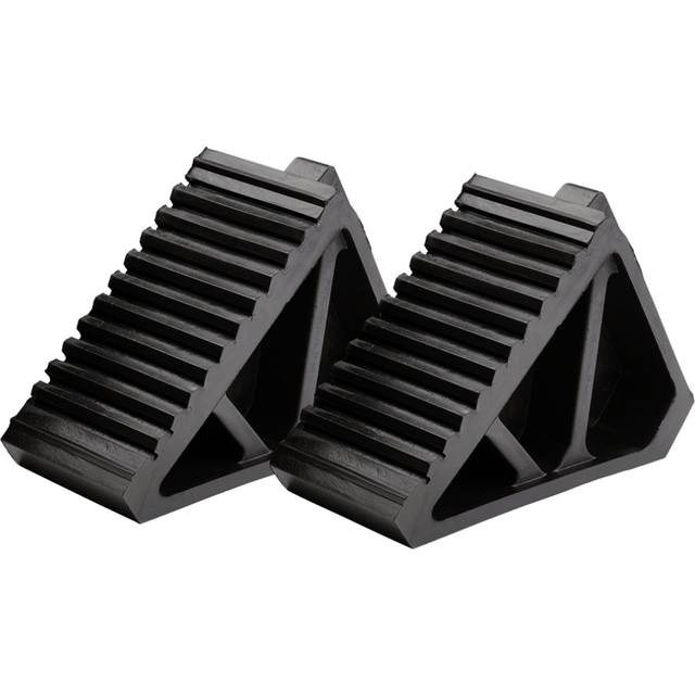 Draper 21132 Rubber Wheel Chocks, 6 Tonne (Pair) - 21132