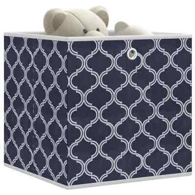(blue, 4 pcs) vidaXL Foldable Storage Boxes Storage Cube Storage Organiser Non-woven Fabric