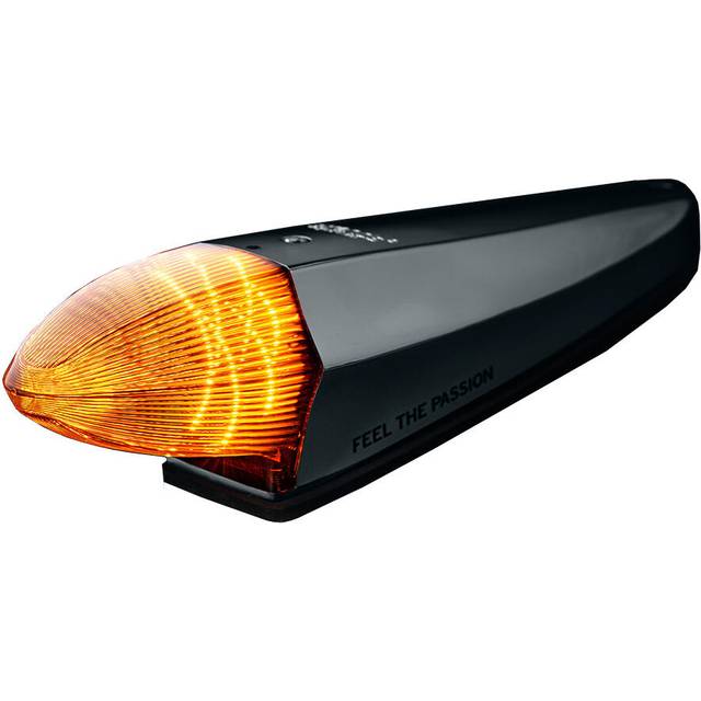 Positionsljus / Varningsljus Strands Torpedo - 12/24V / 18W / 426,6 mm, Black Bullet
