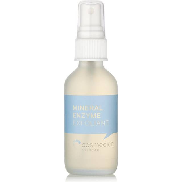 Cosmedica Skincare Mineral Enzyme Face Exfoliator 2 oz.  Gentle Exfoliating Toner  Safe to Use on All Skin Types  Vegan  Cruelty-Free  Paraben-Free