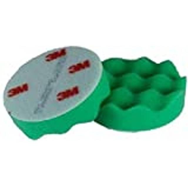 3M Perfect-It Foam Compounding Pad, Green, Convoluted, 75 mm, 50499- you get 20