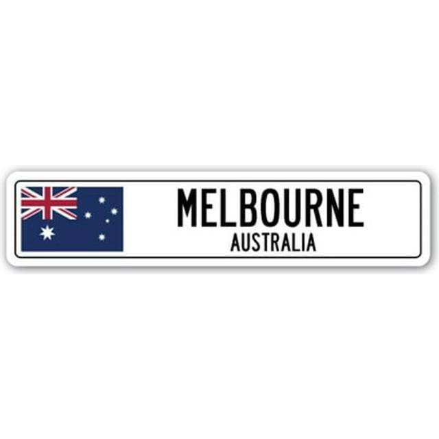 SignMission SSC-Melbourne Au Street Sign - Melbourne, Australia