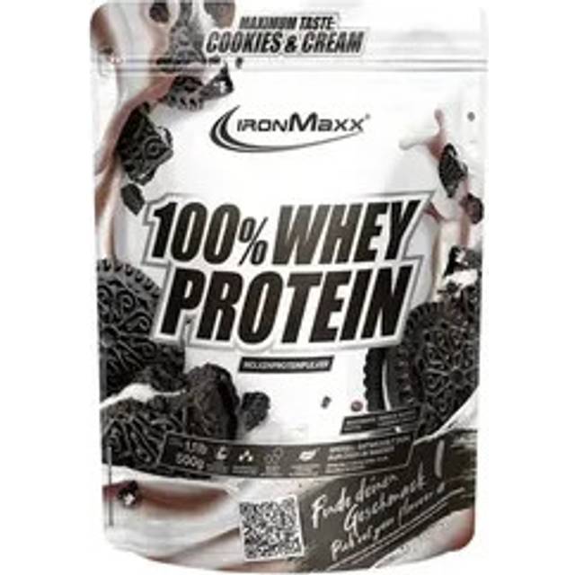 Ironmaxx - 100% Whey Protein, Cookies & Cream- 500 g