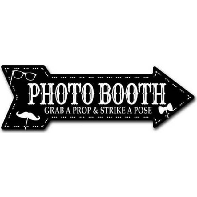 SignMission D-A-12-999676 12 x 36 in. Indoor & Outdoor Decor Direction Sticker Vinyl Wall Decals - Photo Booth - 24 in.