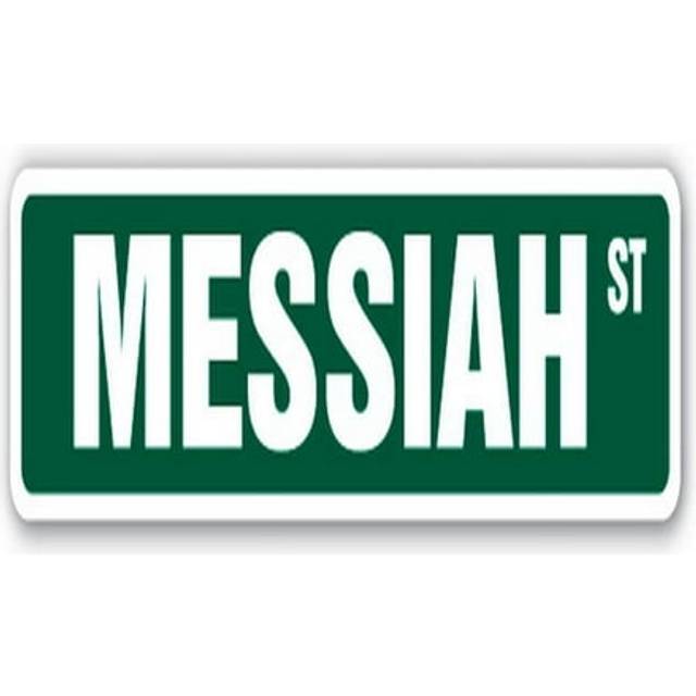 SignMission SS-624-MESSIAH 24 in. Messiah Street Childrens Name Room Sign