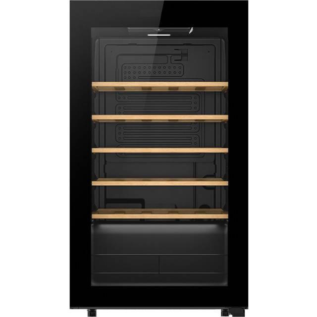SIA HSWC90BL/G Freestanding 90L, 34 Bottle Wine Cooler Chiller in Black