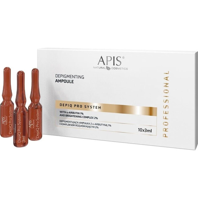 Apis professional depiq pro system depigmentic ampoule with 1% alpha-arbutin & 2