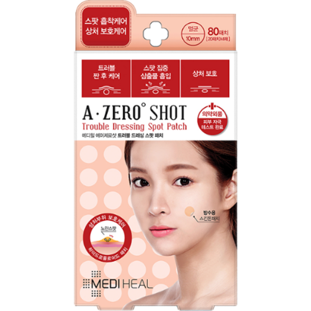 [MEDIHEAL] (a) En Zero Shot Skin Dressing Patch (20 lappar*4 st) 1 förpackning