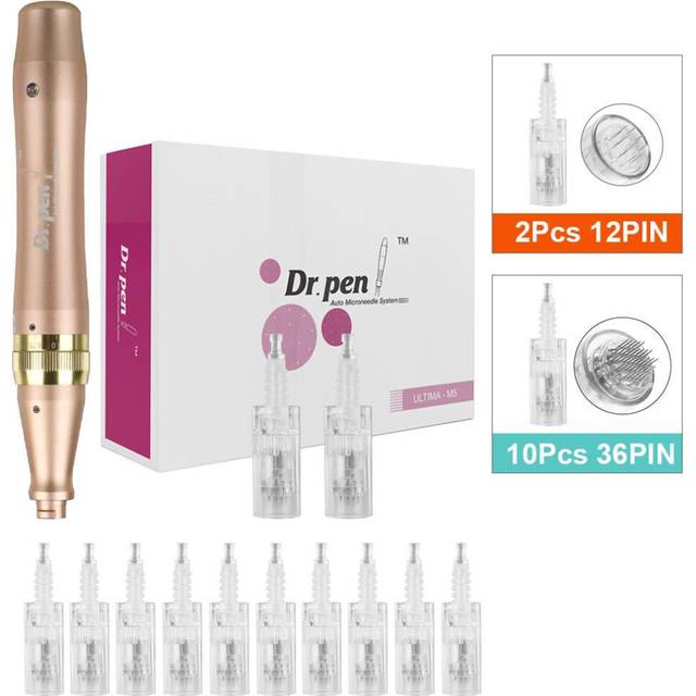(M5W+10Pcs 36PIN) Dr.pen M5w Rechargeable Microneedling Pen Anti-wrinkle Acne Scar Removal Derma Roller Micro Needle Mts Beauty Skin Care With 10pcs N