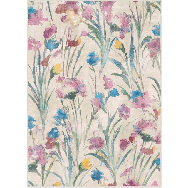 150x215 | Machine Washable Area Rug | Kid & Pet Friendly | Indoor Rugs | Abeline Rug | Ruggable - Multicolor (150x215)