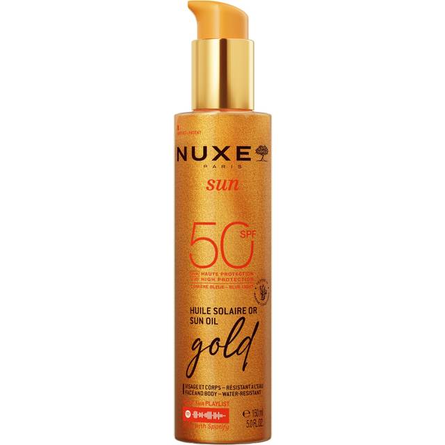 Nuxe Sun Oil Gold Shimmer High Protection SPF50 150ml