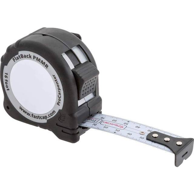 ProCarpenter Metric/Metric Reverse Flatback Measuring Tape - Ideal for Professionals and Home Improvement - with Lever