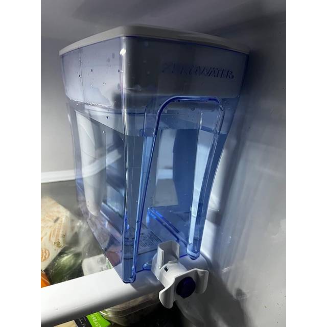 Culligan ZeroWater 23-Cup Ready-Pour 5-Stage Water Filter Dispenser with 5-Stage 0 TDS Water Filter - IAPMO Certified to Reduce Lead  Chromium  and PF