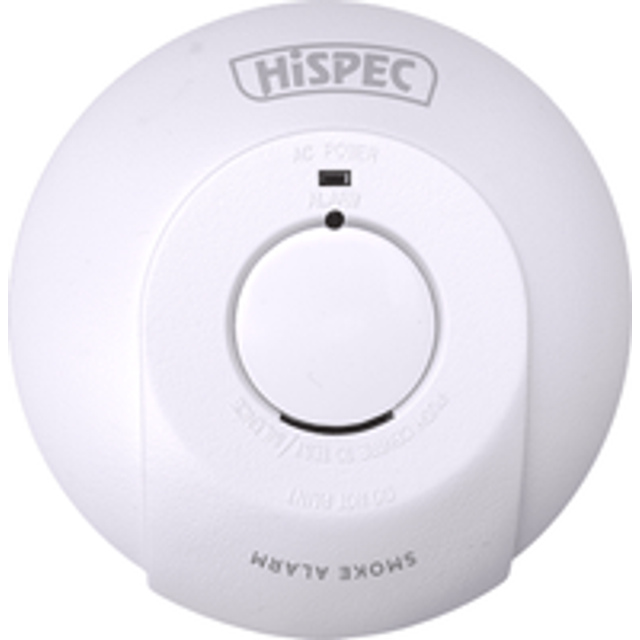 Hispec Mains Smoke Alarm - Fast Fix Base - HSSA/PE/FF