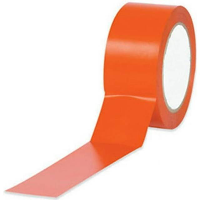 3 in. x 36 yds. Orange Solid Vinyl Safety Tape