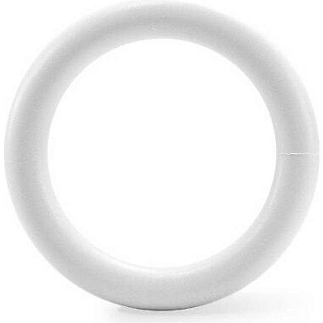 FloraCraft Extruded CraftFoM Wreath 19 Inch x 138 Inch White