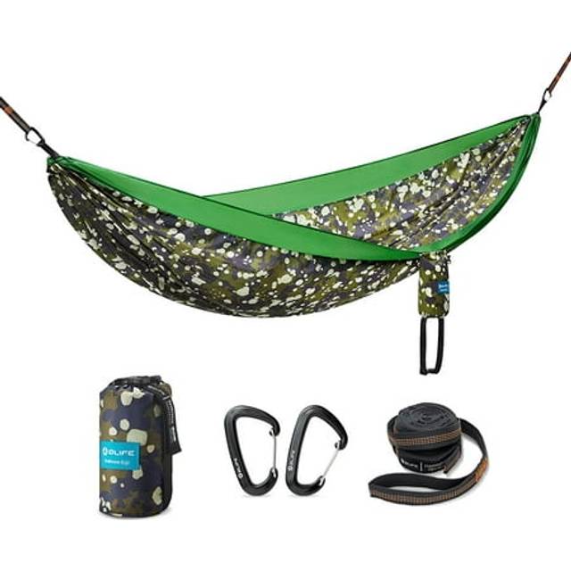 Olife Sunbreeze Double Hammock - Camouflage Green